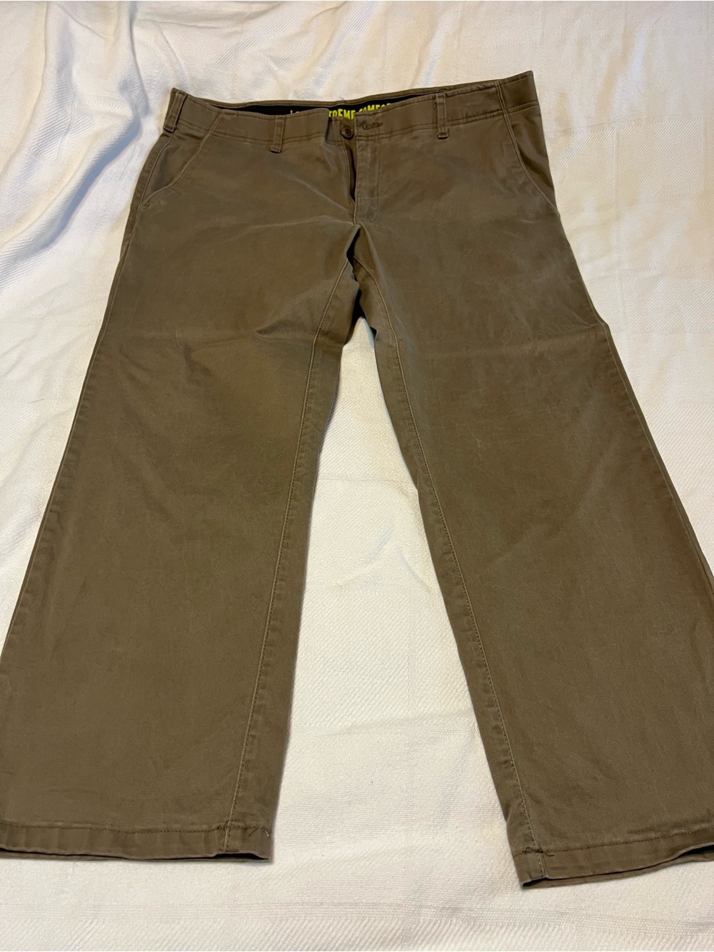Lee Men's Olive Brown Chinos